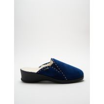 FARGEOT - Chaussons/Pantoufles bleu en textile pour femme - Taille 41 - Modz