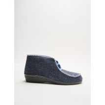 LA MAISON DE L'ESPADRILLE - Chaussons/Pantoufles bleu en textile pour femme - Taille 41 - Modz