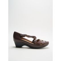 OMBELLE - Sandales/Nu pieds marron en cuir pour femme - Taille 39 - Modz