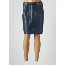 LESLIE - Jupe courte bleu en polyurethane pour femme - Taille 40 - Modz