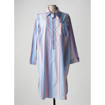 ARTHUR - Chemise de nuit bleu en coton pour femme - Taille 44 - Modz