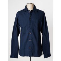 JACK & JONES - Chemise manches longues bleu en coton pour homme - Taille M - Modz