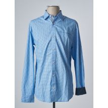 JACK & JONES - Chemise manches longues bleu en coton pour homme - Taille XS - Modz