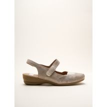 GEO-REINO - Sandales/Nu pieds beige en cuir pour femme - Taille 41 - Modz