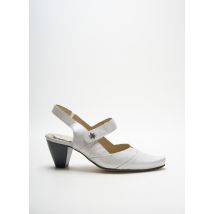 GEO-REINO - Sandales/Nu pieds blanc en cuir pour femme - Taille 35 - Modz