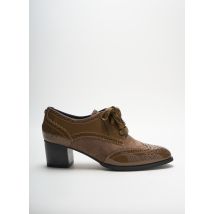 MAM'ZELLE - Derbies marron en cuir pour femme - Taille 38 - Modz