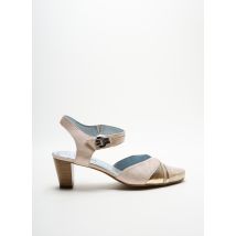 ARTIKA SOFT - Sandales/Nu pieds beige en cuir pour femme - Taille 39 - Modz