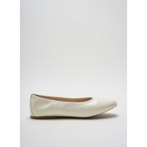 HIRICA - Ballerines beige en cuir pour femme - Taille 35 - Modz