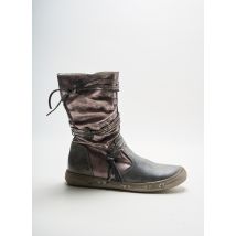 BELLAMY - Bottines/Boots gris en cuir pour fille - Taille 34 - Modz