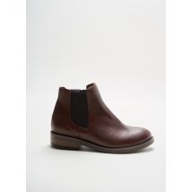 BELLAMY - Bottines/Boots marron en cuir pour fille - Taille 28 - Modz