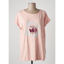 STOOKER WOMEN - T-shirt rose en coton pour femme - Taille 36 - Modz