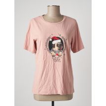 STOOKER WOMEN - T-shirt rose en coton pour femme - Taille 36 - Modz