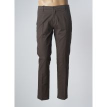 DOPPELGÄNGER - Pantalon chino marron en coton pour homme - Taille 42 - Modz
