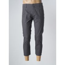 DOPPELGÄNGER - Pantalon 7/8 gris en coton pour homme - Taille 44 - Modz