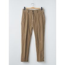 DOPPELGÄNGER - Pantalon chino marron en coton pour homme - Taille 40 - Modz