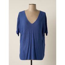 MONTAGUT - Pull bleu en soie pour femme - Taille 38 - Modz