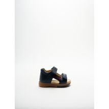 KICKERS - Sandales/Nu pieds bleu en cuir pour garçon - Taille 21 - Modz