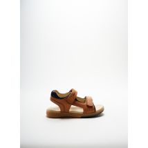 KICKERS - Sandales/Nu pieds marron en cuir pour garçon - Taille 33 - Modz