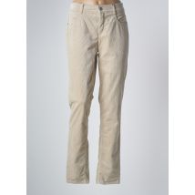 GARDEUR - Pantalon slim beige en coton pour femme - Taille 42 - Modz