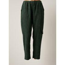 FRANCK ANNA - Pantalon 7/8 vert en polyester pour femme - Taille 44 - Modz
