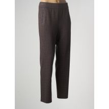 FRANK WALDER - Pantalon slim marron en polyester pour femme - Taille 44 - Modz