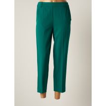 KAFFE - Pantalon droit vert en polyester pour femme - Taille 36 - Modz