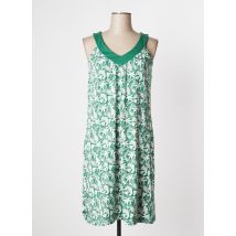 TRANQUILLO - Robe mi-longue vert en coton pour femme - Taille 44 - Modz