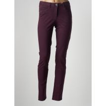 MAT DE MISAINE - Pantalon slim violet en coton pour femme - Taille 36 - Modz