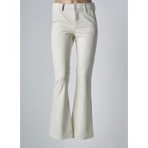 HAPPY - Pantalon flare beige en lyocell pour femme - Taille W30 - Modz