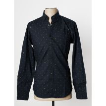 EDC - Chemise manches longues bleu en coton pour homme - Taille M - Modz