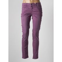 STREET ONE - Pantalon slim violet en coton pour femme - Taille W26 L30 - Modz