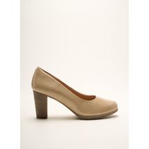 KARSTON - Escarpins beige en autre matiere pour femme - Taille 40 - Modz