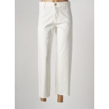 KALISSON - Pantalon 7/8 blanc en coton pour femme - Taille 38 - Modz