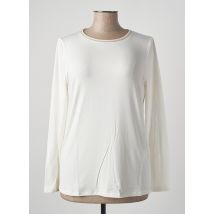 MARIA BELLENTANI - T-shirt beige en viscose pour femme - Taille 44 - Modz