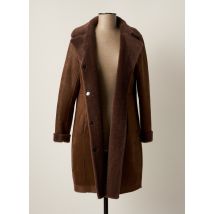 OAKWOOD - Manteau long marron en polyester pour femme - Taille 40 - Modz