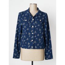I.CODE (By IKKS) - Veste casual bleu en viscose pour femme - Taille 42 - Modz