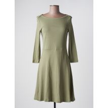 EDC - Robe mi-longue vert en coton pour femme - Taille 34 - Modz