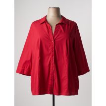 PERSONA BY MARINA RINALDI - Chemisier rouge en coton pour femme - Taille 56 - Modz