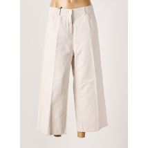 PERSONA BY MARINA RINALDI - Pantalon 7/8 beige en coton pour femme - Taille 42 - Modz