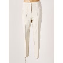 MARINA RINALDI - Pantalon slim beige en nylon pour femme - Taille 46 - Modz