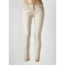 PLACE DU JOUR - Jeans skinny beige en coton pour femme - Taille 38 - Modz