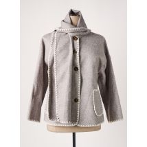 AROMA - Manteau court gris en polyester pour femme - Taille TU - Modz