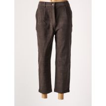 THE KORNER - Pantalon 7/8 gris en coton pour femme - Taille 36 - Modz