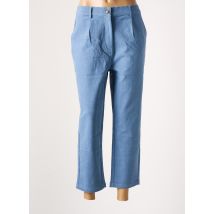 THE KORNER - Pantalon 7/8 bleu en coton pour femme - Taille 42 - Modz