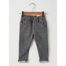 NOPPIES - Jeans coupe slim gris en coton pour garçon - Taille 9 M - Modz