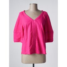 WHITE STUFF - Blouse rose en coton pour femme - Taille 36 - Modz