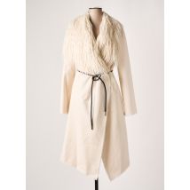 RELISH - Manteau long beige en polyester pour femme - Taille 40 - Modz