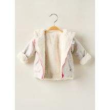 3 POMMES - Veste casual gris en coton pour fille - Taille 9 M - Modz