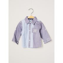 3 POMMES - Chemise manches longues bleu en coton - Garçon - Taille TU - Modz