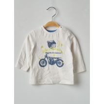 3 POMMES - T-shirt blanc en coton - Garçon - Taille TU - Modz